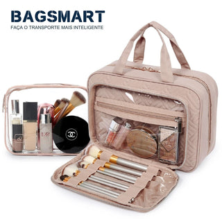 BAGSMART-Grande saco cosmético impermeável - Bão Em Casa